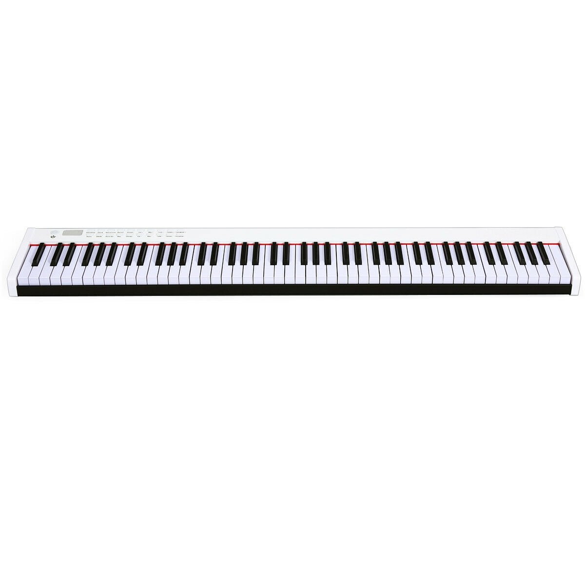 88-Key Portable Full-Size Semi-weighted Digital Piano Keyboard-Black