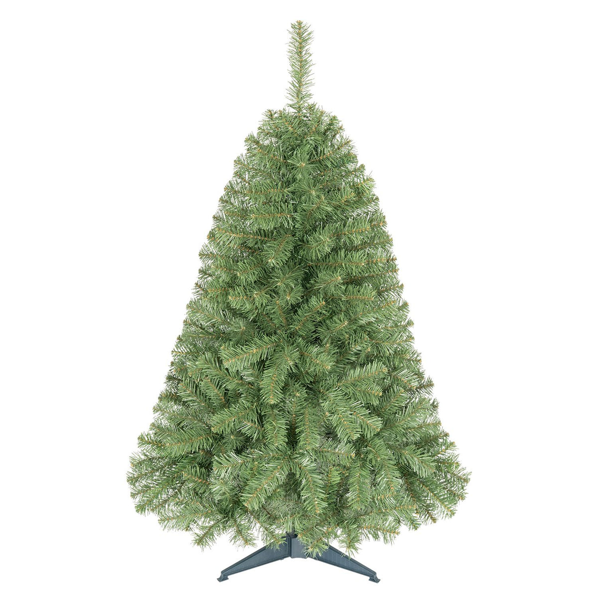 4 FT Artificial Unlit Small Christmas Tree with 269 PVC Branch Tips Hinges-XS