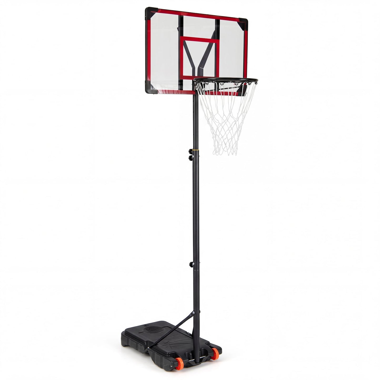 5.3-7.5 Feet Kids Basketball Hoop Height Adjustable with Fillable Base