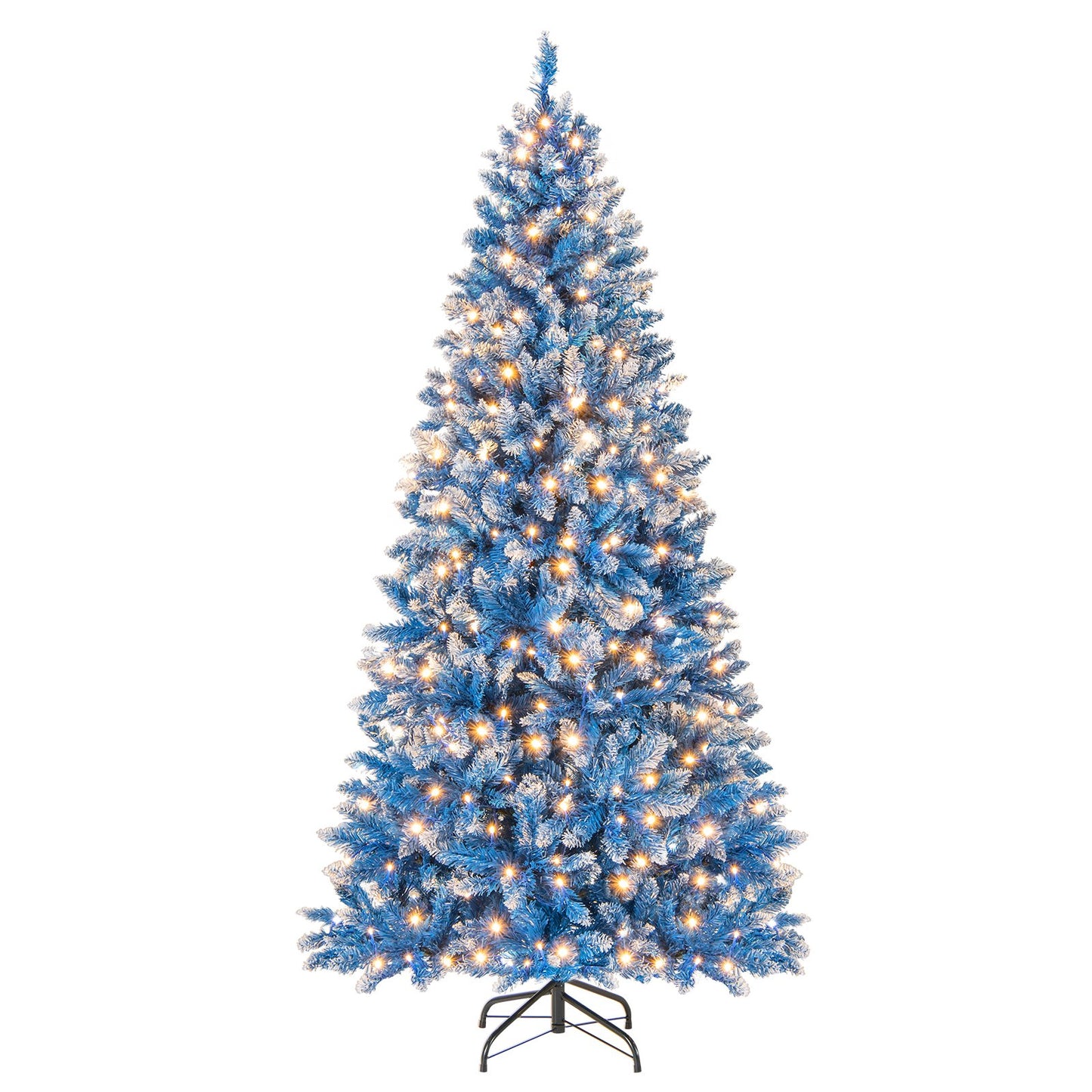 6/7/8/9 FT Artificial Christmas Tree with 767 Snowy Branch Tips-9 FT