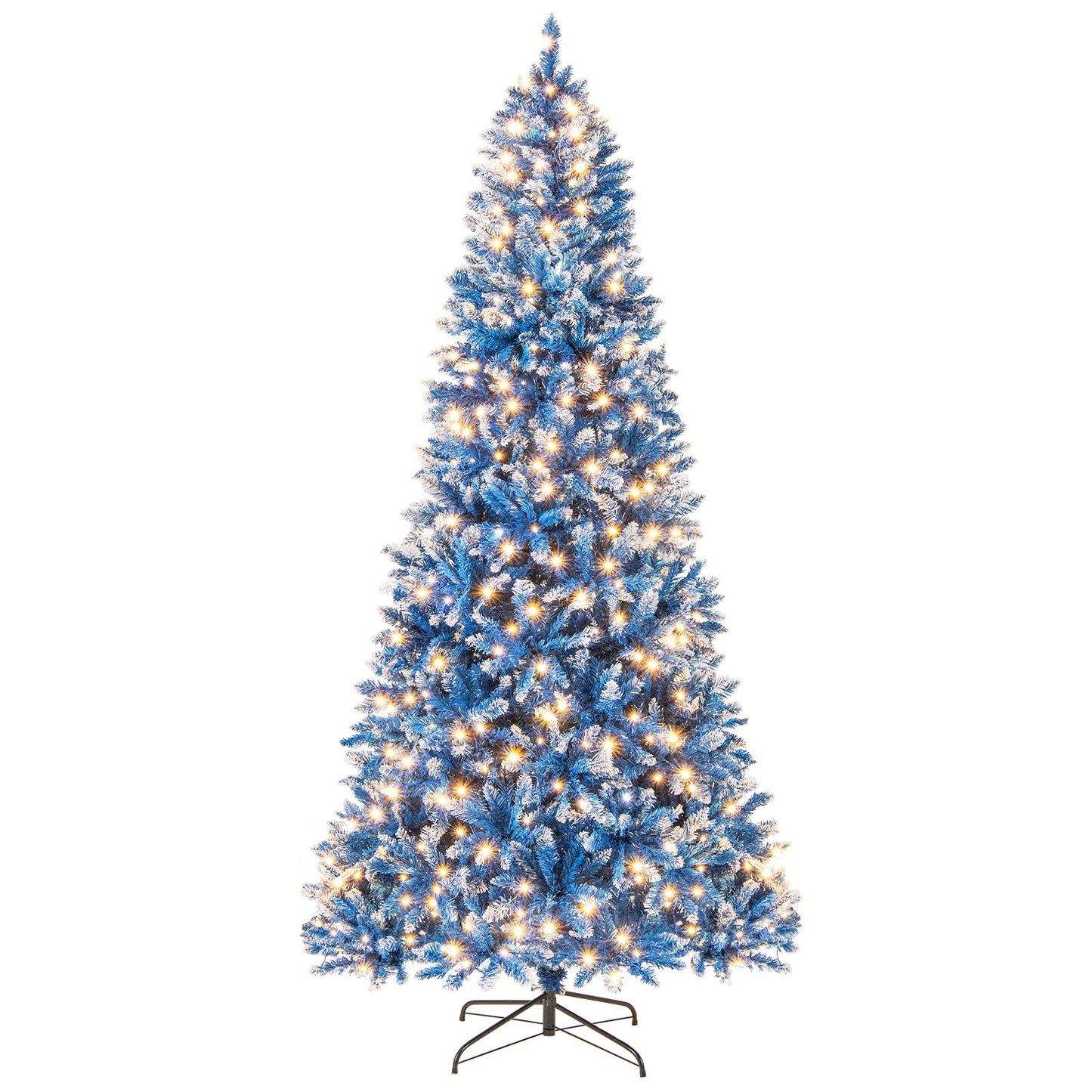 6/7/8/9 FT Artificial Christmas Tree with 767 Snowy Branch Tips-9 FT