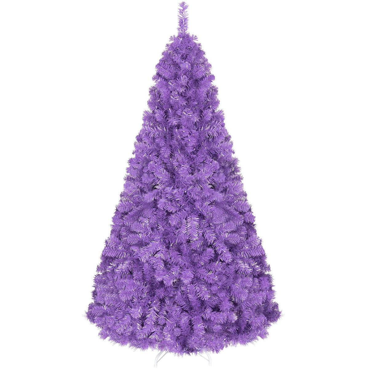 6 FT Pre-Lit Purple Christmas Tree with 500/250/140/750 Warm White LED Lights