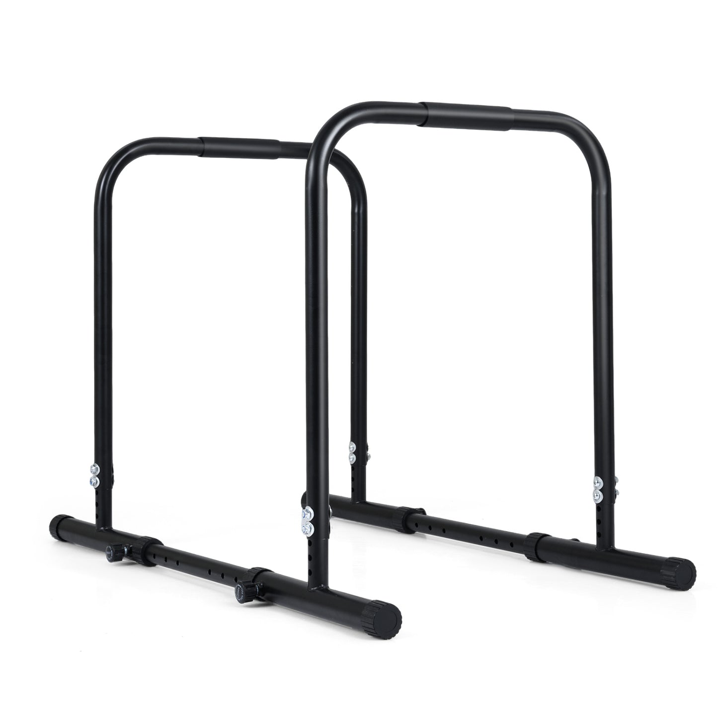 Adjustable Dip Bar Station with 660 LBS Capacity for Home Gym-Black