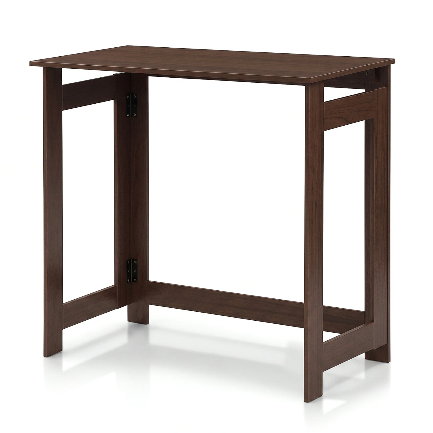 Black folding console table with foldable legs, ideal for entryway furniture, by Direct by Wilsons Home Store.