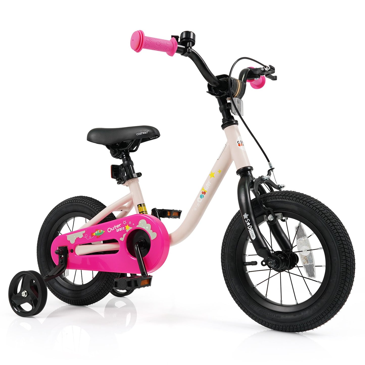 Kids Bike for 3-7 Years Old Boys and Girls 12/14/16-Inch Children Bicycle-Pink 16 Inch