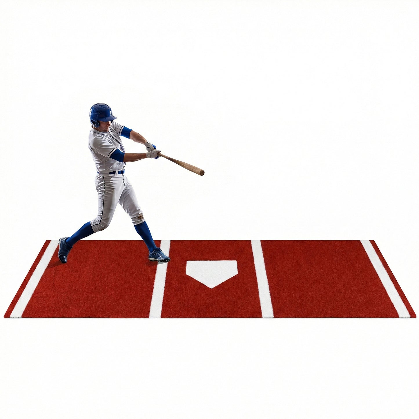 Softball Pitching Mat 10 x 3 Feet Softball Training Aid-Green