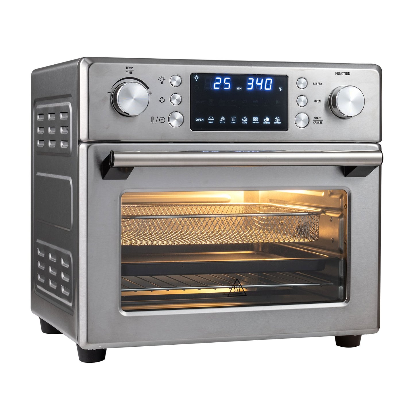 Stainless Steel Countertop Convection Oven with Bake-Silver