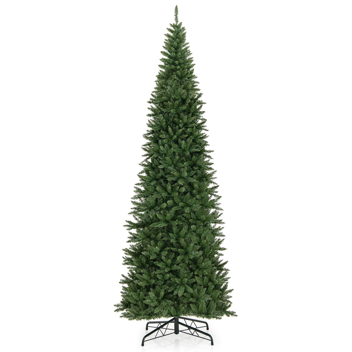12 FT Artificial Christmas Tree with 800 Warm White LED Lights for Home Party Shopping Mall
