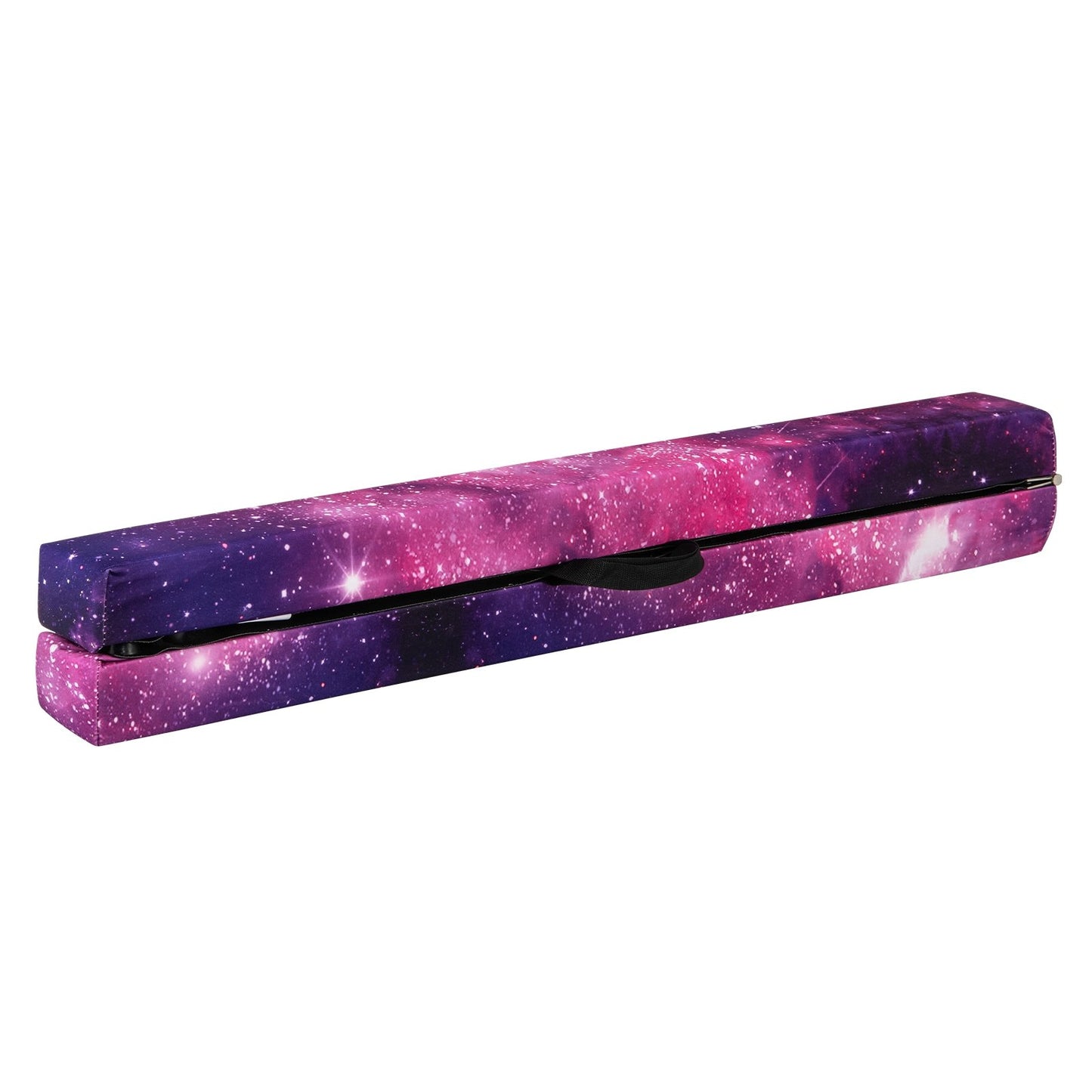 Folding Balance Beam with Solid Wood Base and Anti-slip Bottom-Beige