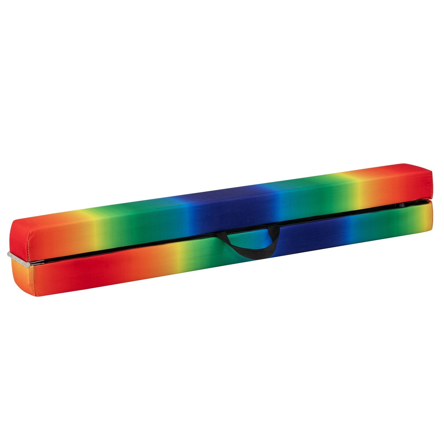 Folding Balance Beam with Solid Wood Base and Anti-slip Bottom-Beige