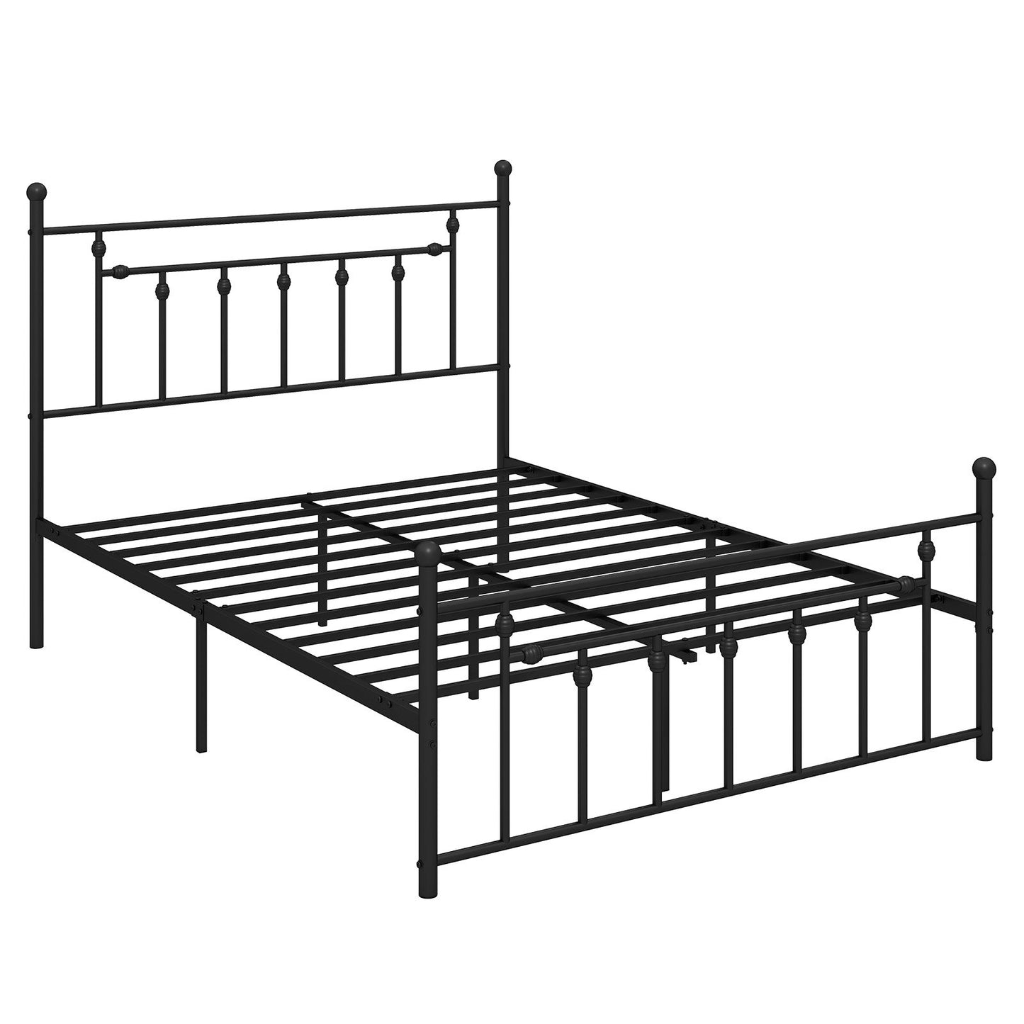 Full/Queen/Twin Size Heavy-duty Metal Bed Frame with Headboard-Twin Size