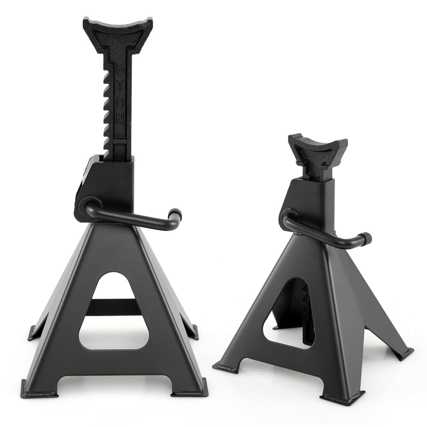 6 Ton 13000 lbs Capacity Metal Car Lifting Stands with 14-23 Inch Adjustable Height