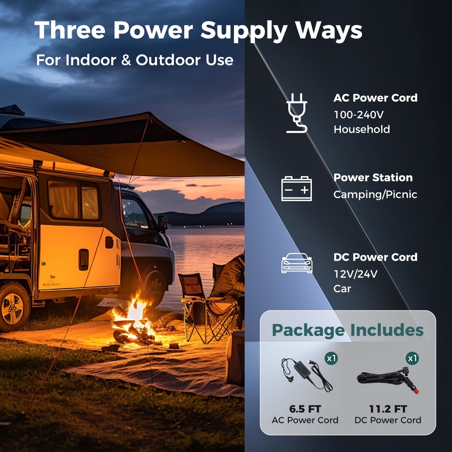 Dual Zone 12V 42QT Car Refrigerator for Vehicles Camping Travel Truck RV Boat Outdoor and Home Use-Green
