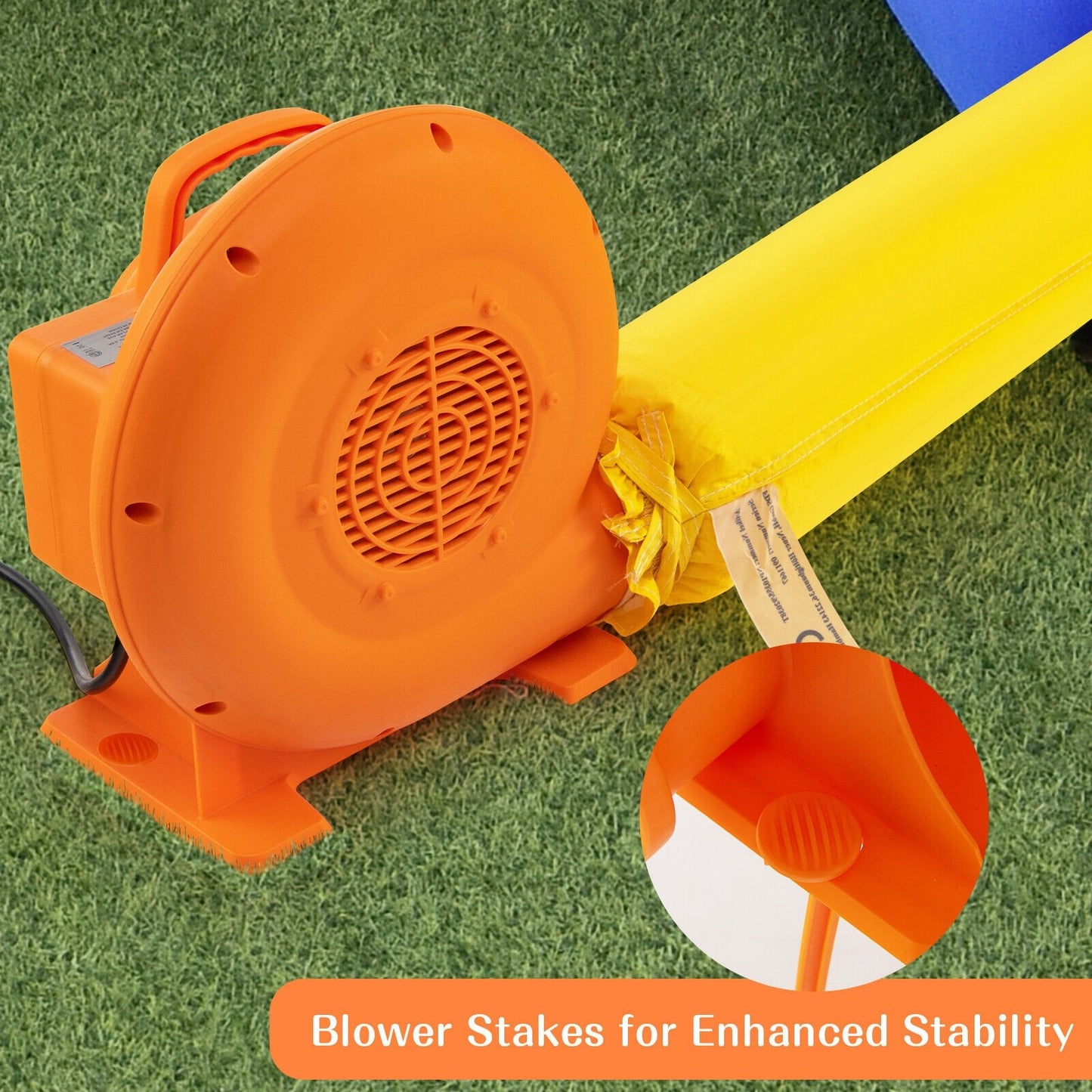 550W Air Blower for Inflatables with 25 feet Wire and GFCI Plug-550W