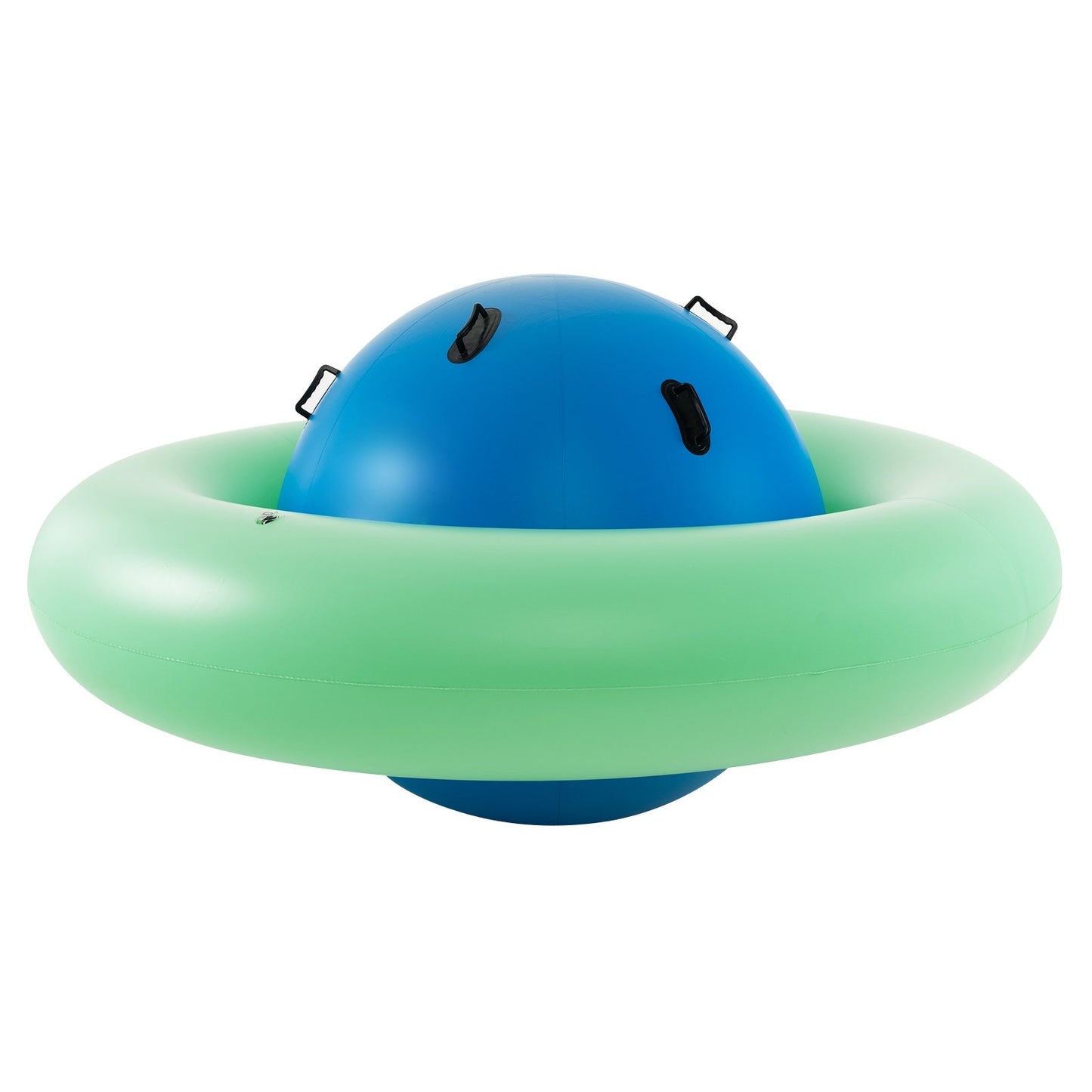 7.5 Foot Giant Inflatable Dome Rocker Bouncer with 6 Built-in Handles for Kids-Blue