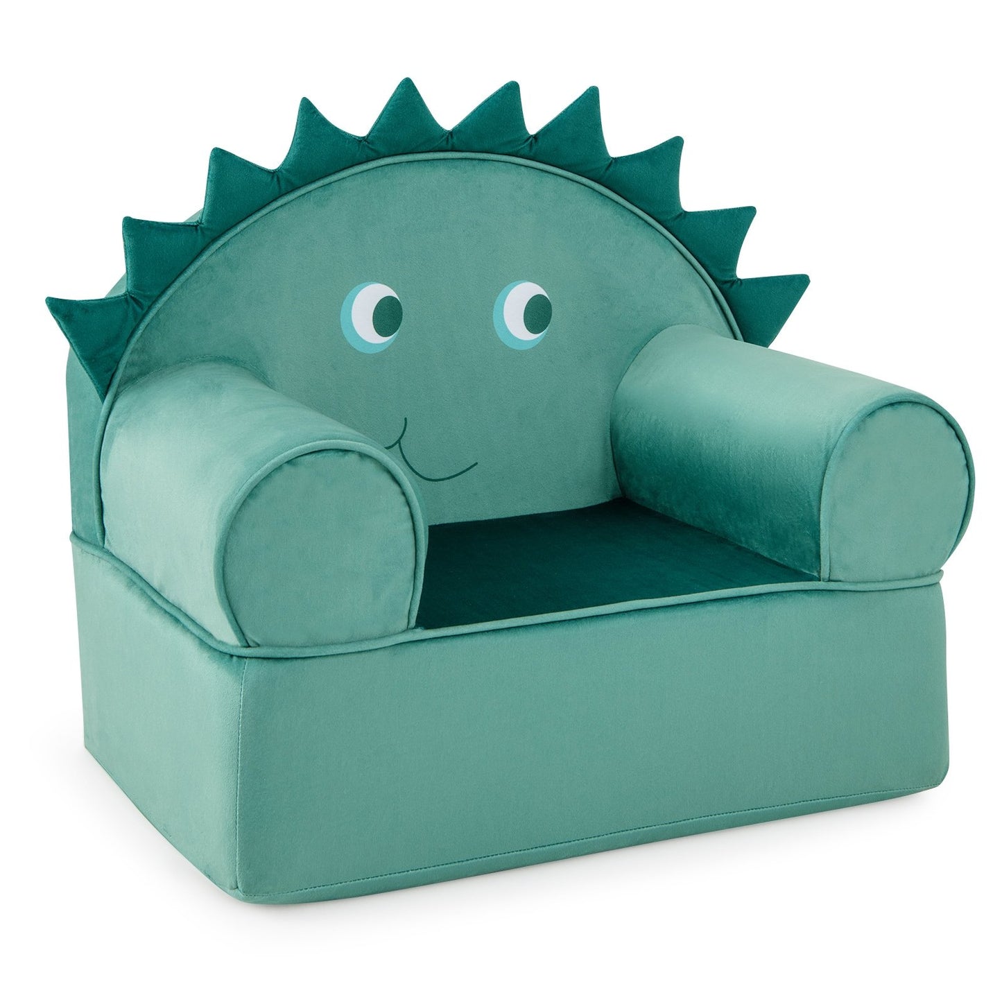 Original Kids Sofa with Armrest and Thick Cushion-Blue