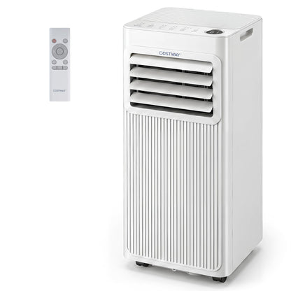 10000 BTU Portable AC with Sleep Mode and Window Kit Cools 450 Sq.Ft-White