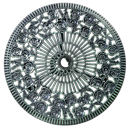 Outdoor Cast Aluminum Patio Furniture Set with Rose Design - Direct by Wilsons Home Store