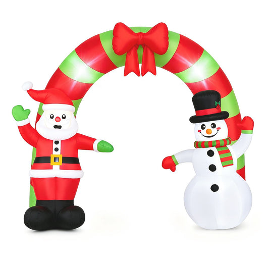 10 ft Christmas inflatable archway outdoor decoration by Wilsons Home Store, festive holiday decor for seasonal outdoor display