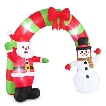 10 ft Christmas inflatable archway for outdoor holiday decor by Wilsons Home Store, featuring festive holiday-themed inflatable decoration.