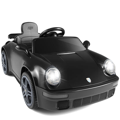 12V Electric Ride On Car Licensed RUF CTR with Remote Control and Music-Black