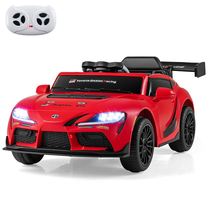 12V Kids Electric Car with Parent Remote Control and Msuic Licensed Toyota-Black