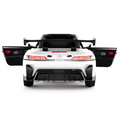 12V Kids Ride-On Car Mercedes-AMG GT3 Licensed with Adjustable Speed-Black
