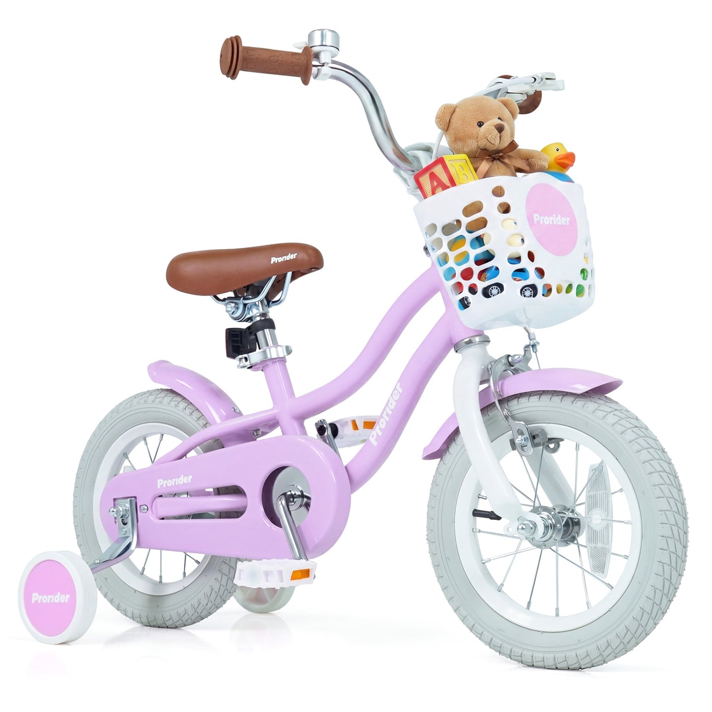 12/14/16/18/20 Inch Adjustable Kids Bike with 2 Brake System-12 Inch