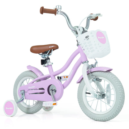 12/14/16/18/20 Inch Adjustable Kids Bike with 2 Brake System-12 Inch