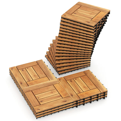 12x12 outdoor floor tiles by Wilsons Home Store, natural finish, suitable for patio, balcony, backyard, or poolside outdoor decor.
