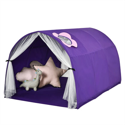 Kids Galaxy Starry Sky Dream Portable Play Tent with Double Net Curtain-Blue