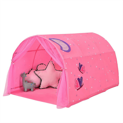 Kids Galaxy Starry Sky Dream Portable Play Tent with Double Net Curtain-Blue