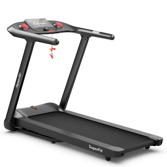 4.75 HP Treadmill with APP and Auto Incline for Home and Apartment-Black