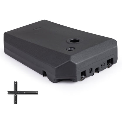 165 LBS  Cantilever Umbrella Base with Wheels and Cross Base