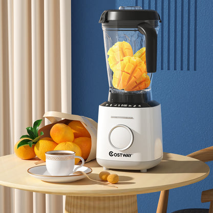 1500W Countertop Smoothies Blender with 10 Speed and 6 Pre-Setting Programs