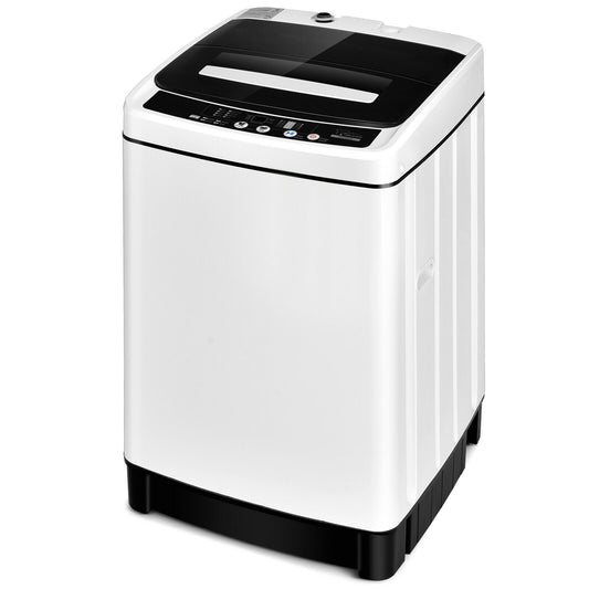 Full-Automatic Washing Machine 1.5 Cu.Ft 11 LBS Washer and Dryer-White