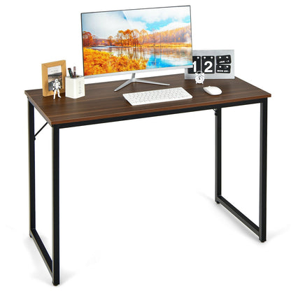 L Shaped Computer Desk and Writing Workstation for Home and Office-Black