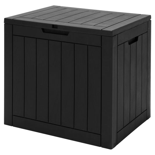 30 Gallon Deck Box Storage Seating Container-Light Brown