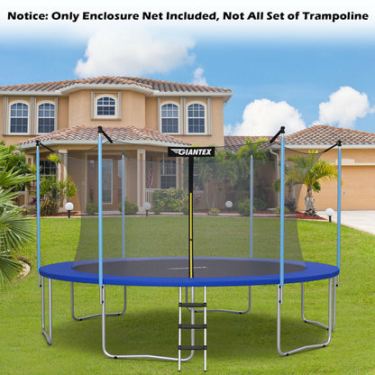 14Ft Replacement Weather-Resistant Trampoline Safety Enclosure Net