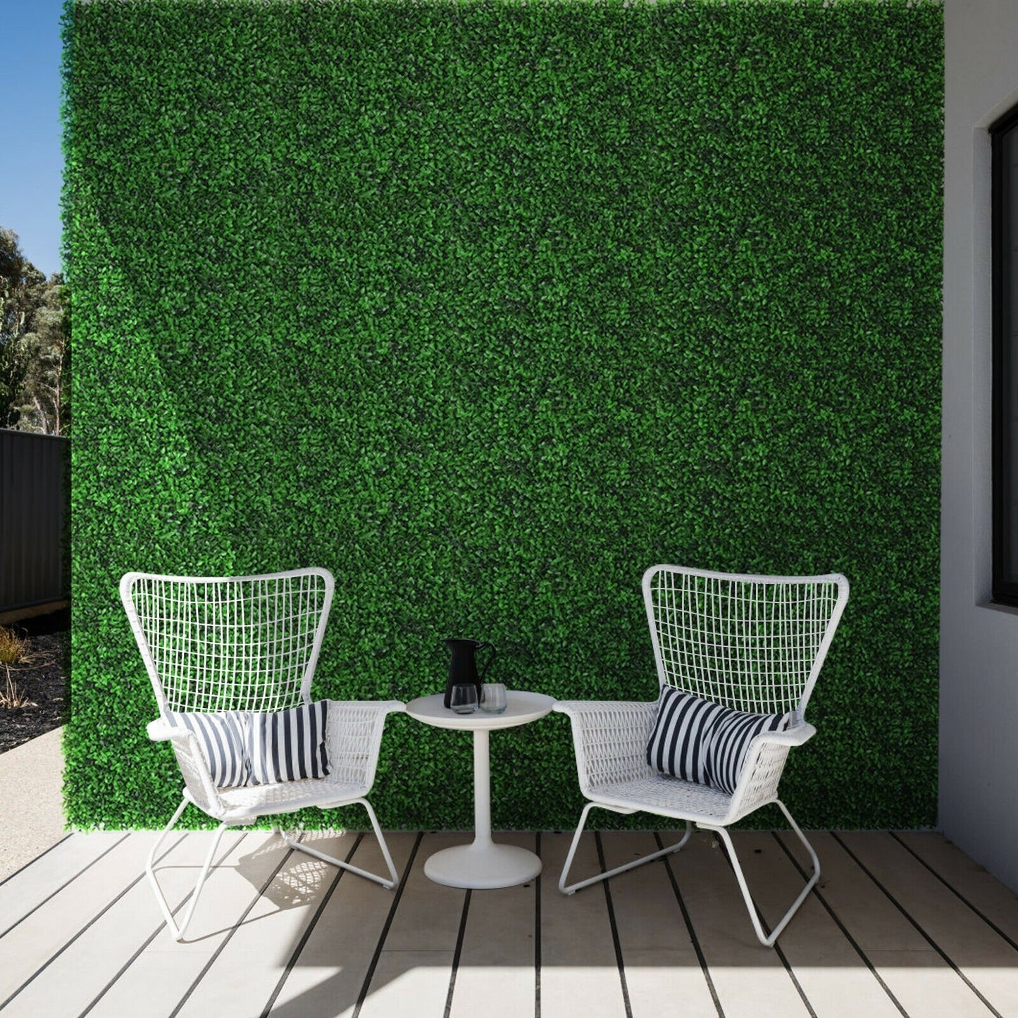 12 Pieces Artificial Peanut Leaf Hedges Panels