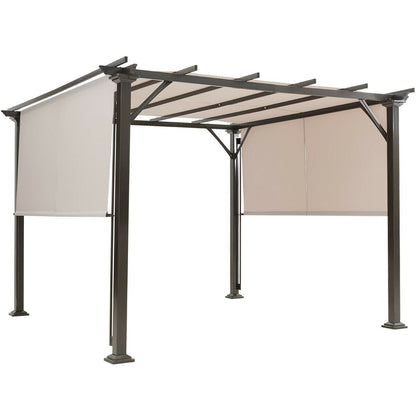 16' x 4' 2Pcs Universal Replacement Canopy for Pergola Structure Sun Awning