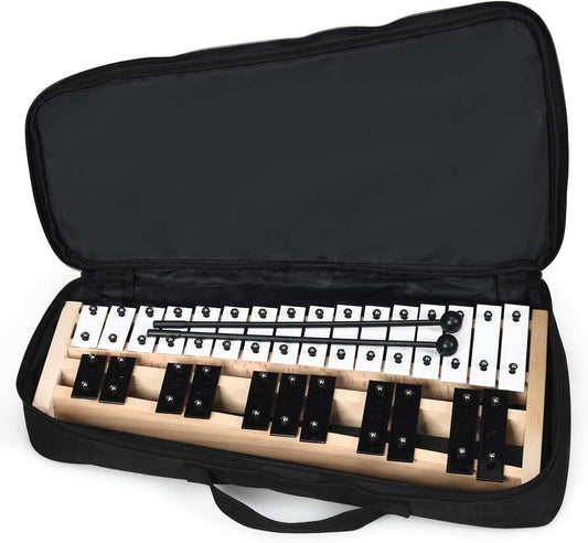 27 Note Glockenspiel Xylophone with 2 Rubber Mallets