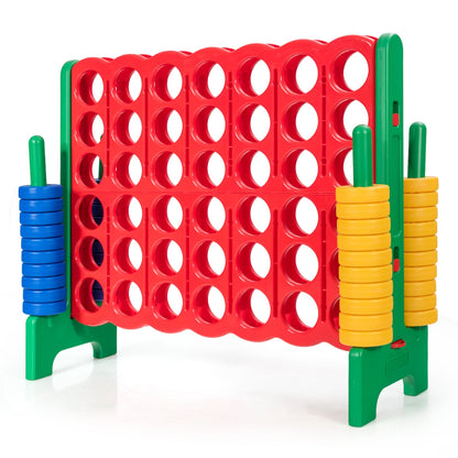 Jumbo 4-to-Score Giant Game Set with 42 Jumbo Rings and Quick-Release Slider-Green