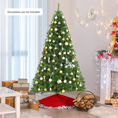 Premium Artificial Hinged PVC Christmas Tree with Metal Stand-6 ft