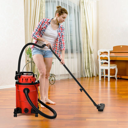 3 in 1 6.6 Gallon 4.8 Peak HP Wet Dry Vacuum Cleaner with Blower-Blue