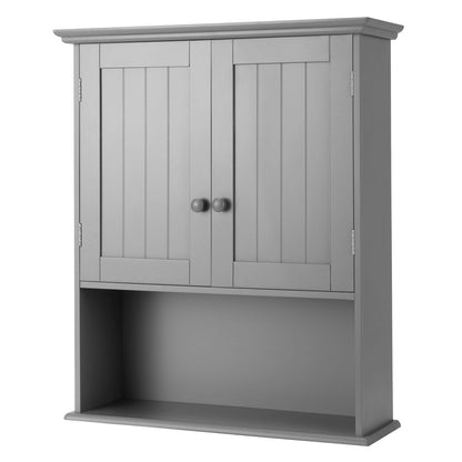 Wall Mount Bathroom Storage Cabinet-Dark Gray