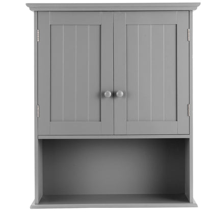 Wall Mount Bathroom Storage Cabinet-Dark Gray