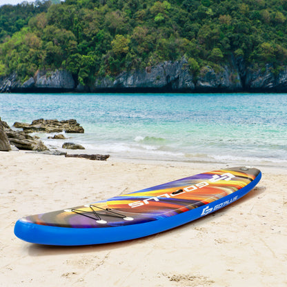 Inflatable Stand Up Paddle Board with Backpack Aluminum Paddle Pump-L size