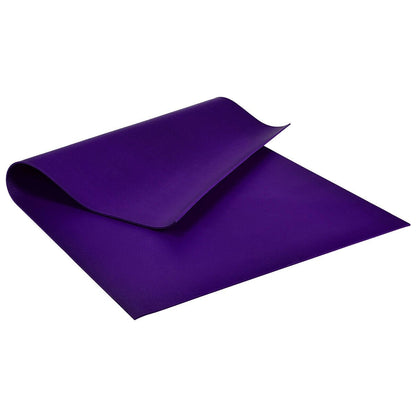 Large Yoga Mat 6' x 4' x 8 mm Thick Workout Mats-Black