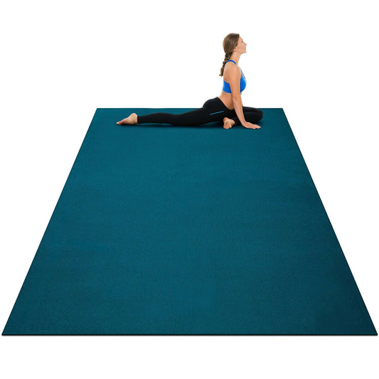 6 x 4 Feet Large Yoga Mat-Blue